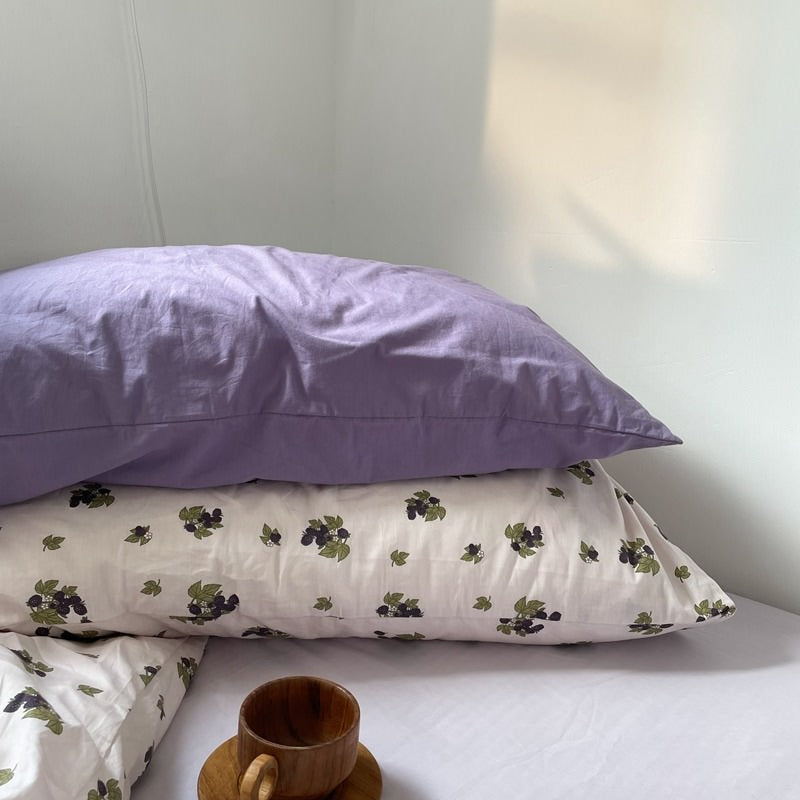 Purple Grape Vine Vintage Aesthetic Bedding Set